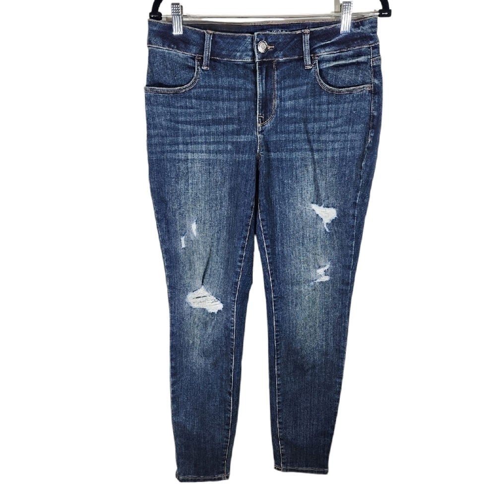 Maurices Mid Rise Jeans Womens Medium   Blue Skinny
